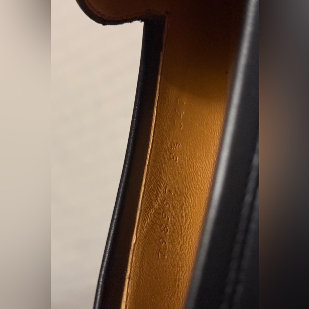 Gucci Black Leather Horsebit Loafers - Picture 9 of 9